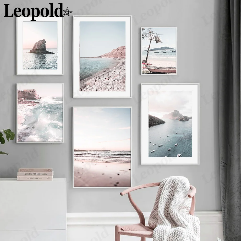 Nordic Seascape Canvas Poster Beach Boat Tree Wave Painting Wall Art Modern Home Living Room Decoration Frameless
Nordic Seascape Canvas Poster Beach Boat Tree Wave Painting Wall Art Modern Home Living Room Decoration Frameless