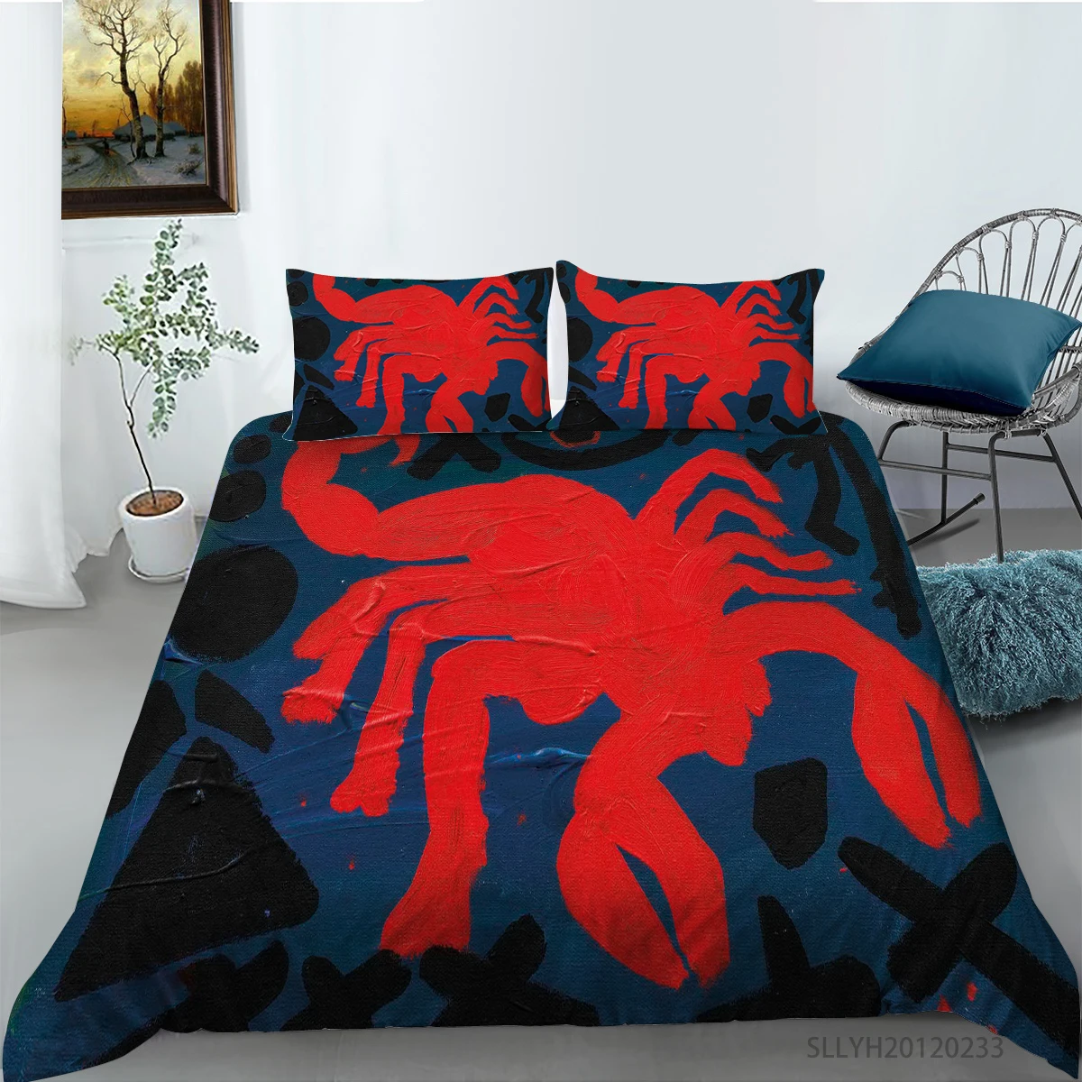 Hot sale Bedding Set Bed Linen Cute Flower Oil Painting Printing duvet cover set Single Double Size 2/3pcs
Hot sale Bedding Set Bed Linen Cute Flower Oil Painting Printing duvet cover set Single Double Size 2/3pcs