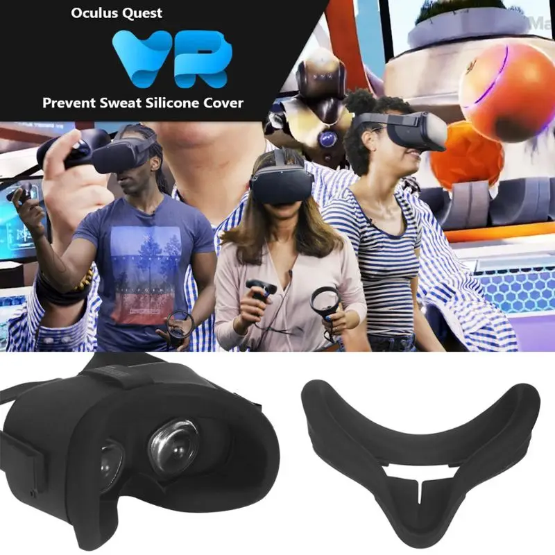 Мягкий силиконовый чехол-маска для глаз с защитой от пота очков Oculus Quest VR |
