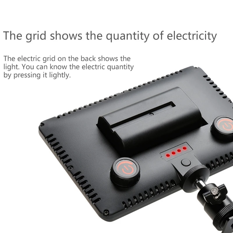 Portable 192Pcs LED Shooting Light SLR Camera Fill Light Video Camera Live Light T84C 
Portable 192Pcs LED Shooting Light SLR Camera Fill Light Video Camera Live Light T84C