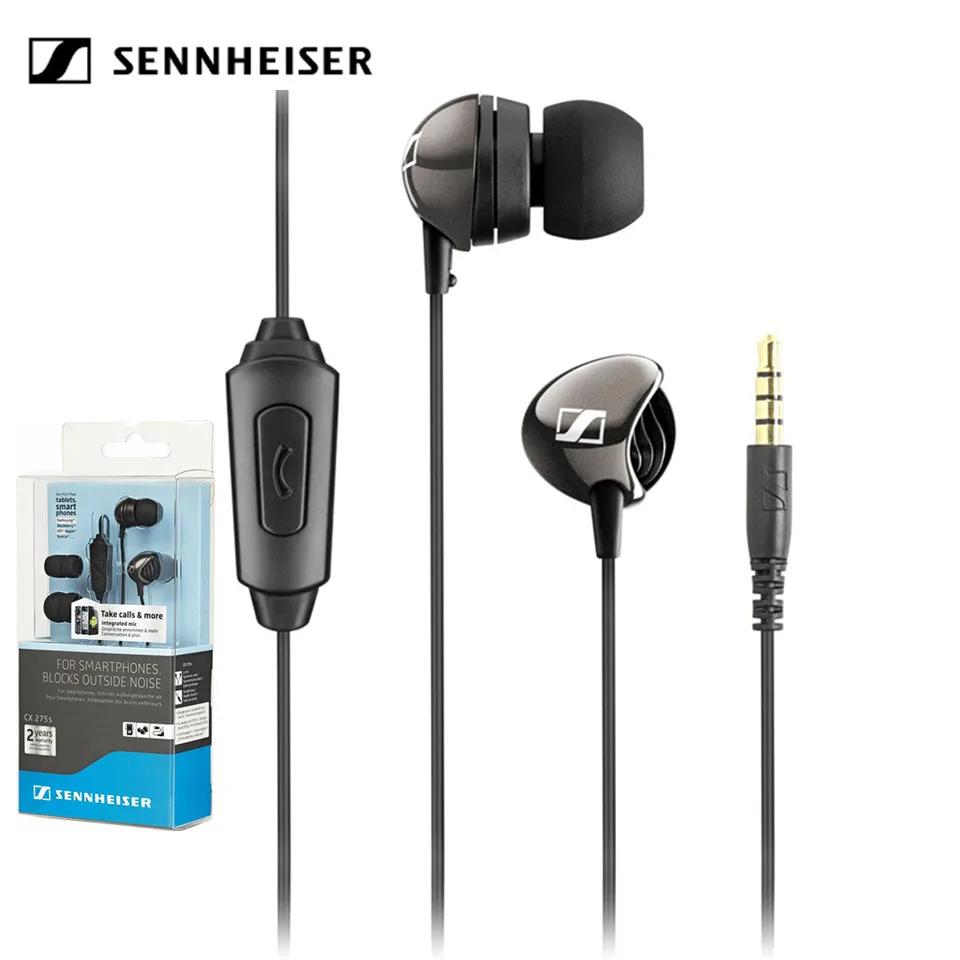 Оригинальные наушники-вкладыши Sennheiser CX275s с микрофоном и управлением басами, Спортивная гарнитура для iPhone, IPAD, Samsung, huawei, телефонов Android
Оригинальные наушники-вкладыши Sennheiser CX275s с микрофоном и управлением басами, Спортивная гарнитура для iPhone, IPAD, Samsung, huawei, телефонов Android