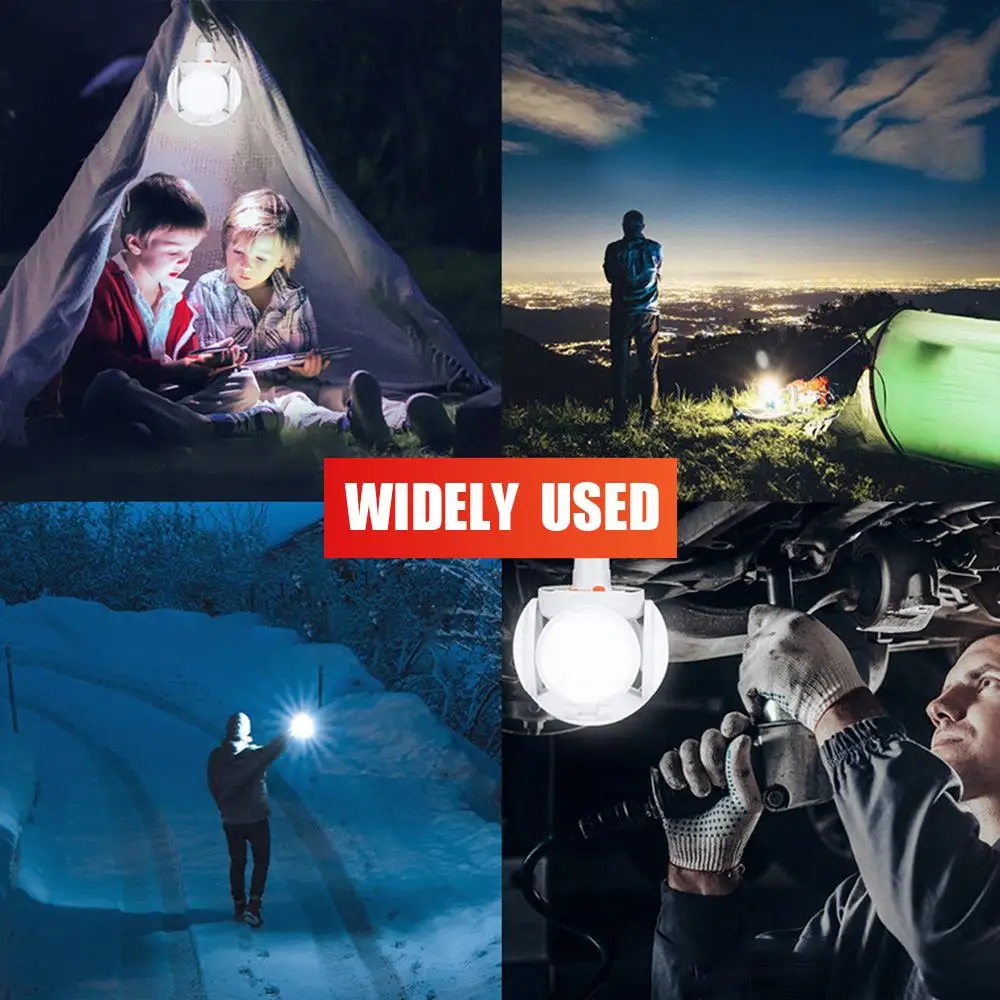 Solar Bulb Lamp Bulb LED Bulb Rechargeable Portable IP65 White with Clips Indoor Outdoor Hiking Camping Market Lighting Tent
Solar Bulb Lamp Bulb LED Bulb Rechargeable Portable IP65 White with Clips Indoor Outdoor Hiking Camping Market Lighting Tent