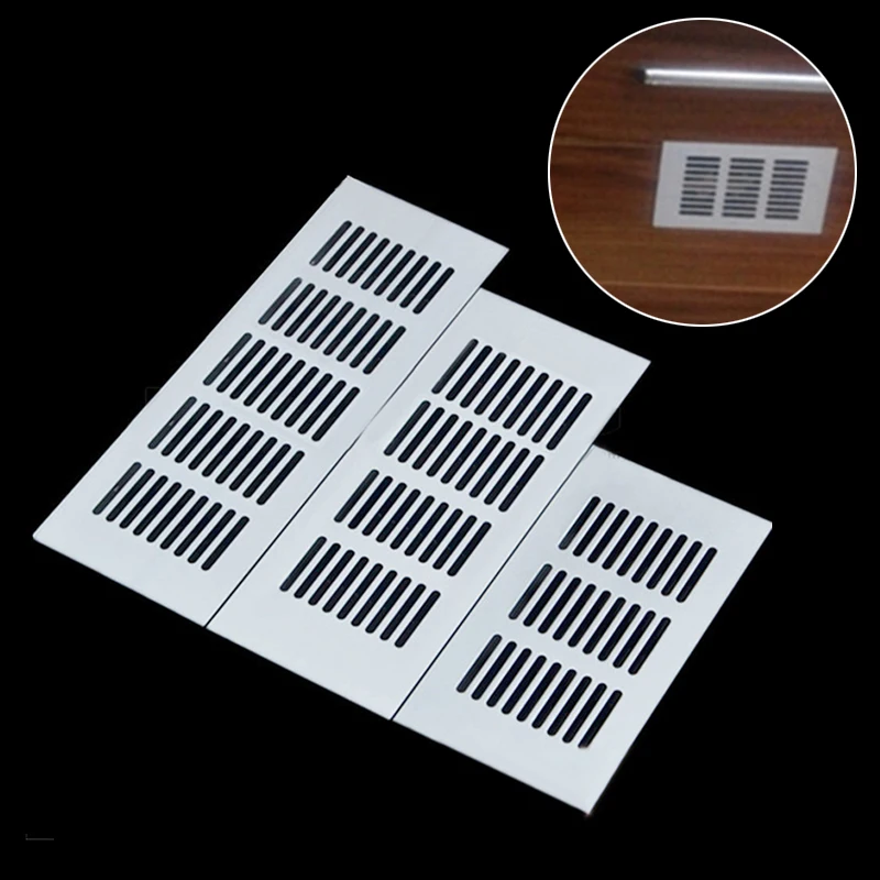 1Pc Silver Air Vent Louvred Grill Cover Ventilation Grille Aluminum Alloy Rectangular Breathable Net Home Tool Parts
1Pc Silver Air Vent Louvred Grill Cover Ventilation Grille Aluminum Alloy Rectangular Breathable Net Home Tool Parts