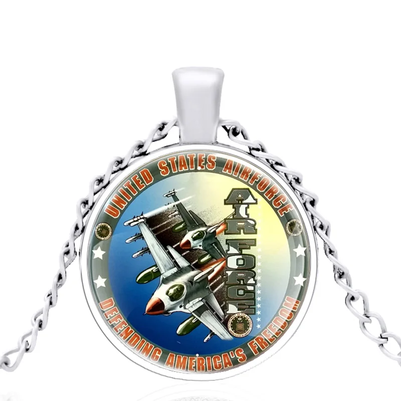 Classic UNITED STATES AIRFORCE Glass Dome Metal Long Chain Necklaces Pendant For Man Woman Jewelry Gifts
Classic UNITED STATES AIRFORCE Glass Dome Metal Long Chain Necklaces Pendant For Man Woman Jewelry Gifts