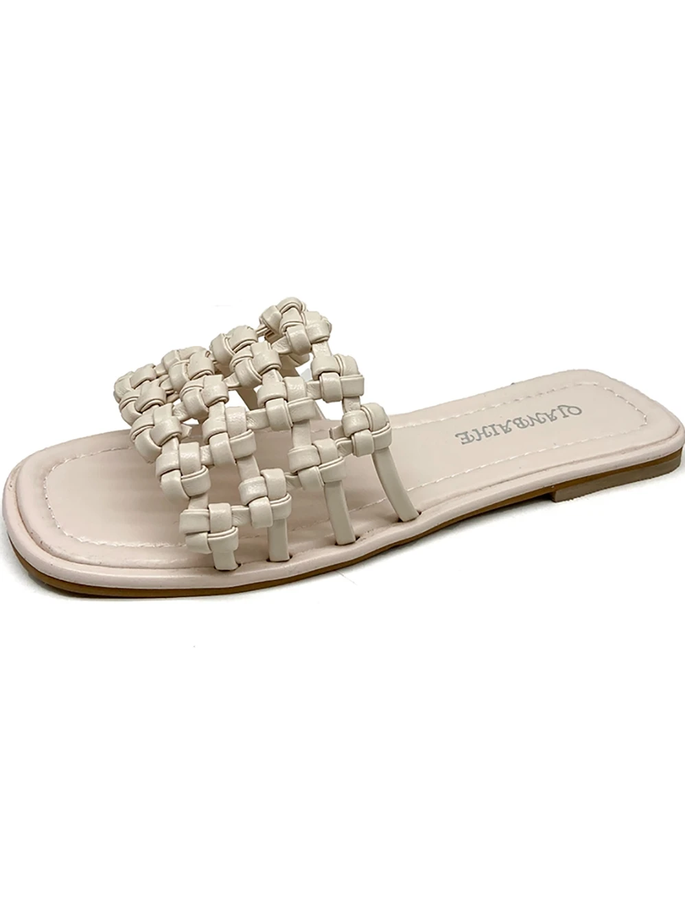 Flat Shoes Female Womens Slippers Outdoor Square Toe Pantofle Luxury Slides Soft 2021 Designer Scandals Basic Rome PU Rubber
Flat Shoes Female Womens Slippers Outdoor Square Toe Pantofle Luxury Slides Soft 2021 Designer Scandals Basic Rome PU Rubber