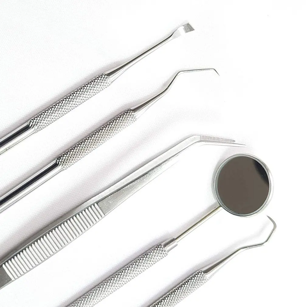 5pcs/set Professional Dental Hygiene Kit Calculus Plaque Remover Set Stainless Steel Tools Tarter Scraper Tooth Pick
5pcs/set Professional Dental Hygiene Kit Calculus Plaque Remover Set Stainless Steel Tools Tarter Scraper Tooth Pick