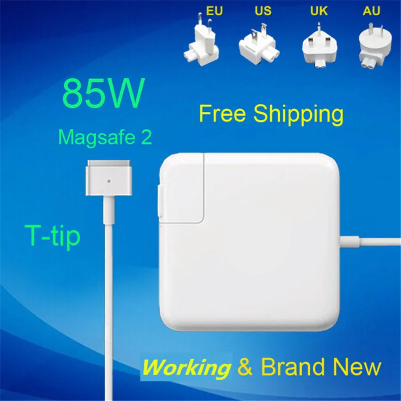 

100% Work New 85W MagSaf* 2 Notebook Laptops Power Adapter Charger For Apple Macbook Pro 15''17'' Retina Display A1424 A1398