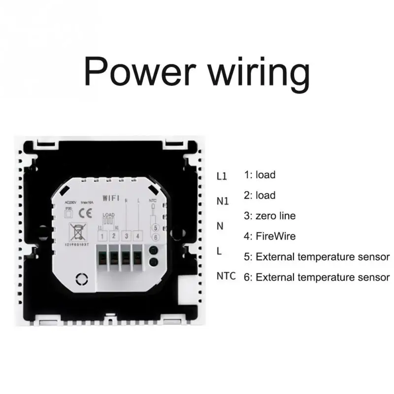 Newest Digital Thermostat LCD Display Practical Home Regulator Electronic Room Heating With Backlit LCD Display Accurate
Newest Digital Thermostat LCD Display Practical Home Regulator Electronic Room Heating With Backlit LCD Display Accurate