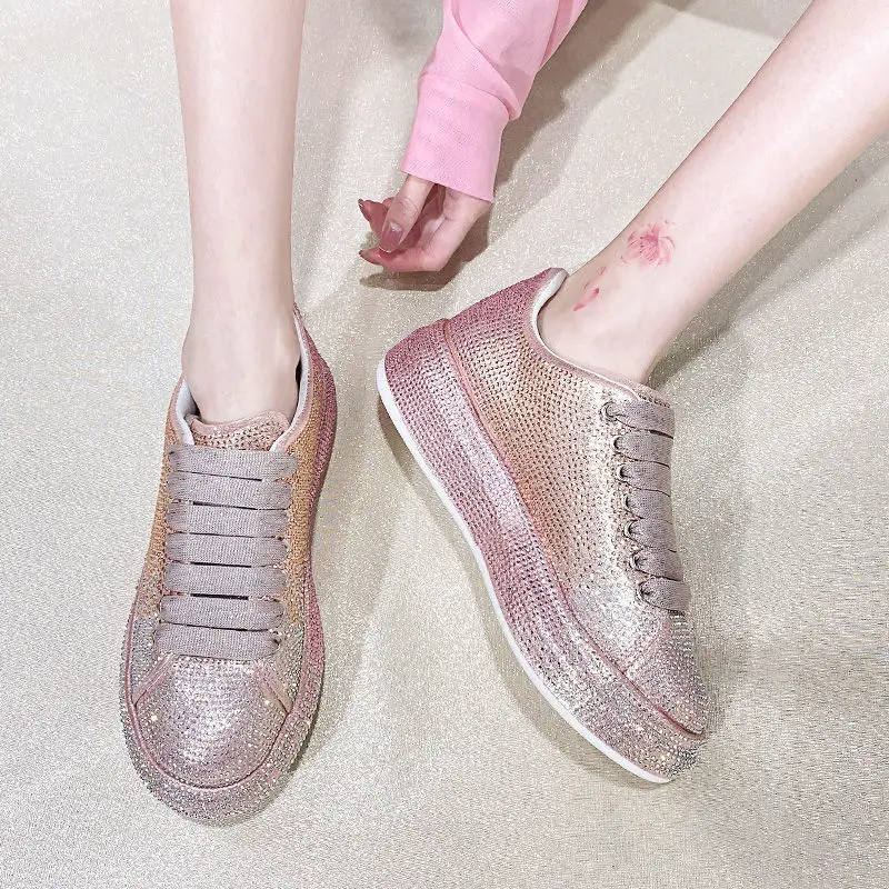 Rhinestone Shiny Women's Shoes 2021 Women's Rhinestone Gradient Single Shoes Women's Casual Outdoor Sports Shoes Casual Shoes 
Rhinestone Shiny Women's Shoes 2021 Women's Rhinestone Gradient Single Shoes Women's Casual Outdoor Sports Shoes Casual Shoes