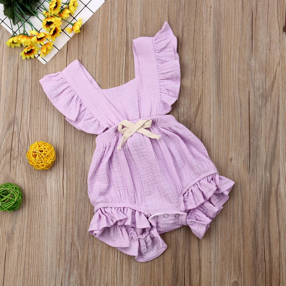 Summer Newborn Infant Toddle Baby Girls Ruffle Solid Color Romper Jumpsuit Outfits Sunsuit Baby Clothing 0-24M
Summer Newborn Infant Toddle Baby Girls Ruffle Solid Color Romper Jumpsuit Outfits Sunsuit Baby Clothing 0-24M