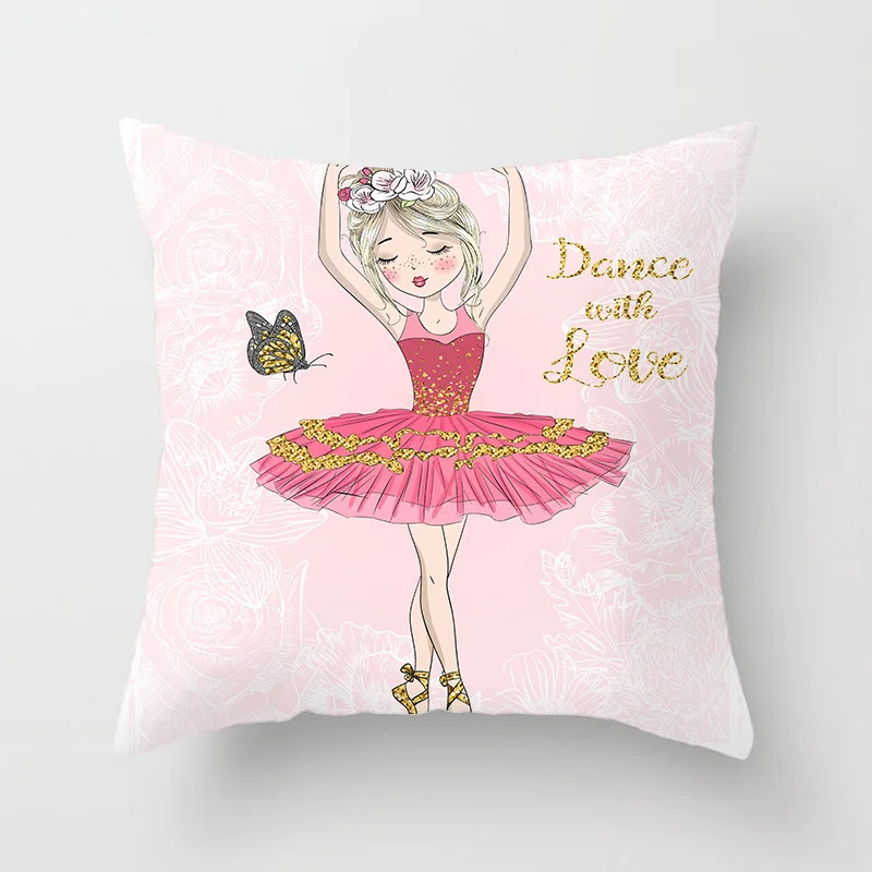 Ballet Girl Pillow Cover Home Sofa Cushion Case Bed Pillow Cover Home Decor Car Cushion Cover Cute Pillow Case 45*45cm
Ballet Girl Pillow Cover Home Sofa Cushion Case Bed Pillow Cover Home Decor Car Cushion Cover Cute Pillow Case 45*45cm