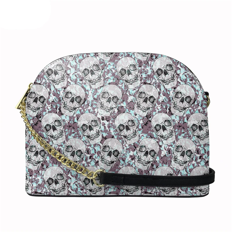 WHEREISART Hot Sale Women Shoulder Bags Punk Skull Rose 3D Print Waterproof Shell Purse Crossbody Bag Female PU Messenger Bag
WHEREISART Hot Sale Women Shoulder Bags Punk Skull Rose 3D Print Waterproof Shell Purse Crossbody Bag Female PU Messenger Bag