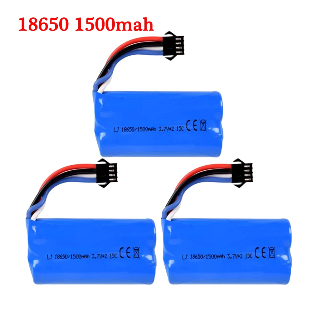 7.4V 1500MAH 18650 Li-ion battery SM-4P Plug for Udi007 Udi001 UDI002 UDI902 HJ806 960 961 962 RC racing boat 7.4v battery
7.4V 1500MAH 18650 Li-ion battery SM-4P Plug for Udi007 Udi001 UDI002 UDI902 HJ806 960 961 962 RC racing boat 7.4v battery