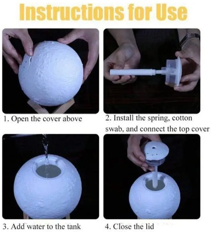 Dropshipping 880mL Air Humidifier 3D Moon Lamp Aroma Essential Oil Diffuser Air Purifier Mist Maker for Office Home
Dropshipping 880mL Air Humidifier 3D Moon Lamp Aroma Essential Oil Diffuser Air Purifier Mist Maker for Office Home