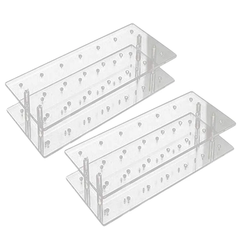 2-Pack 21 Hole Acrylic Lollipop Holder For Weddings Baby Showers Birthday Parties Anniversaries Cake Lollipop Stand
2-Pack 21 Hole Acrylic Lollipop Holder For Weddings Baby Showers Birthday Parties Anniversaries Cake Lollipop Stand