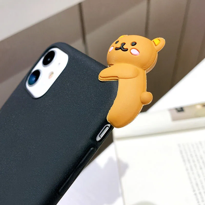 Cute Biscuits Holder Soft TPU Phone Case For Samsung S21 FE S20 Ultra S10 Lite S9 Plus S8 S7 Edge Note 20 10 Pro 9 8 Capa | Мобильные