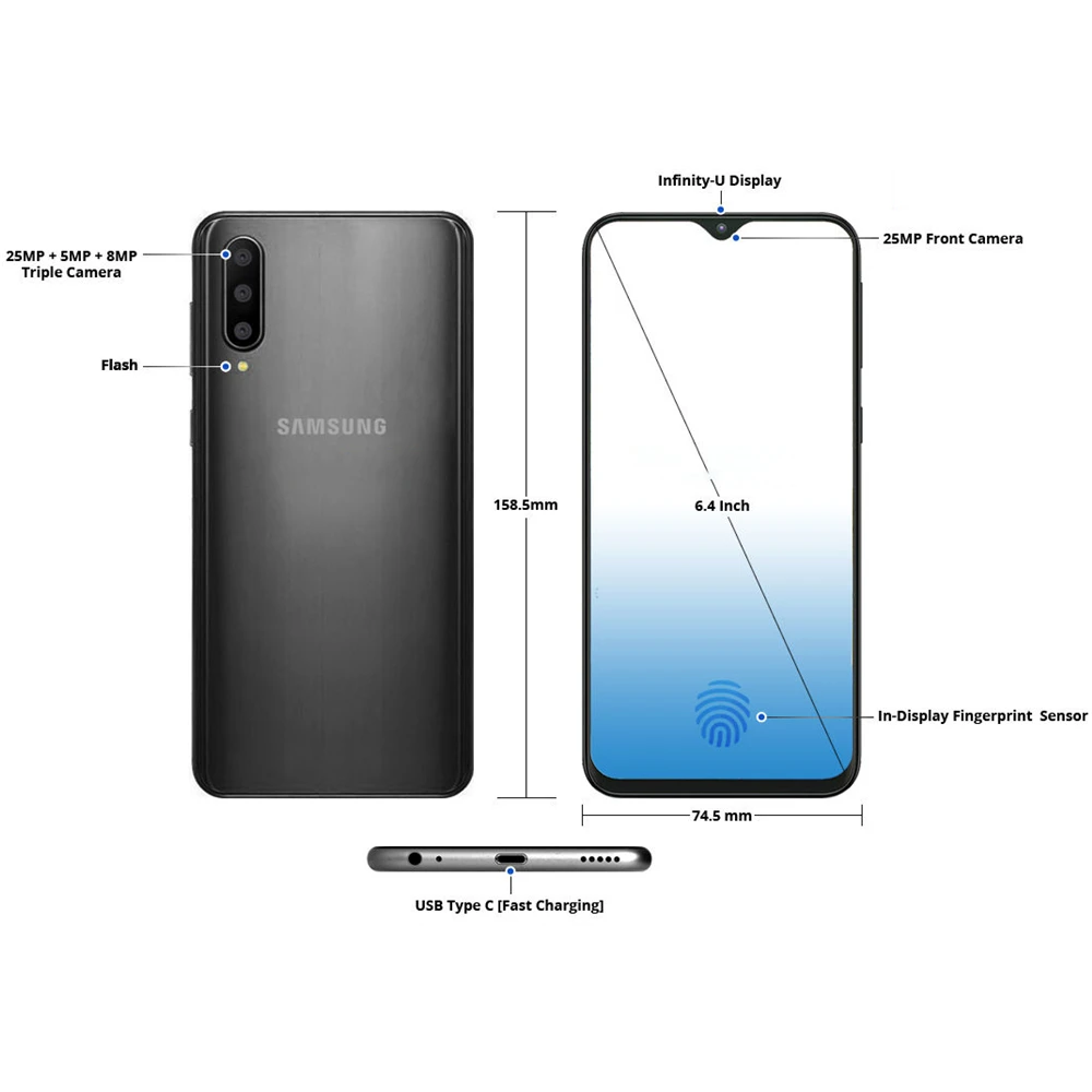 Samsung A50 Динамик