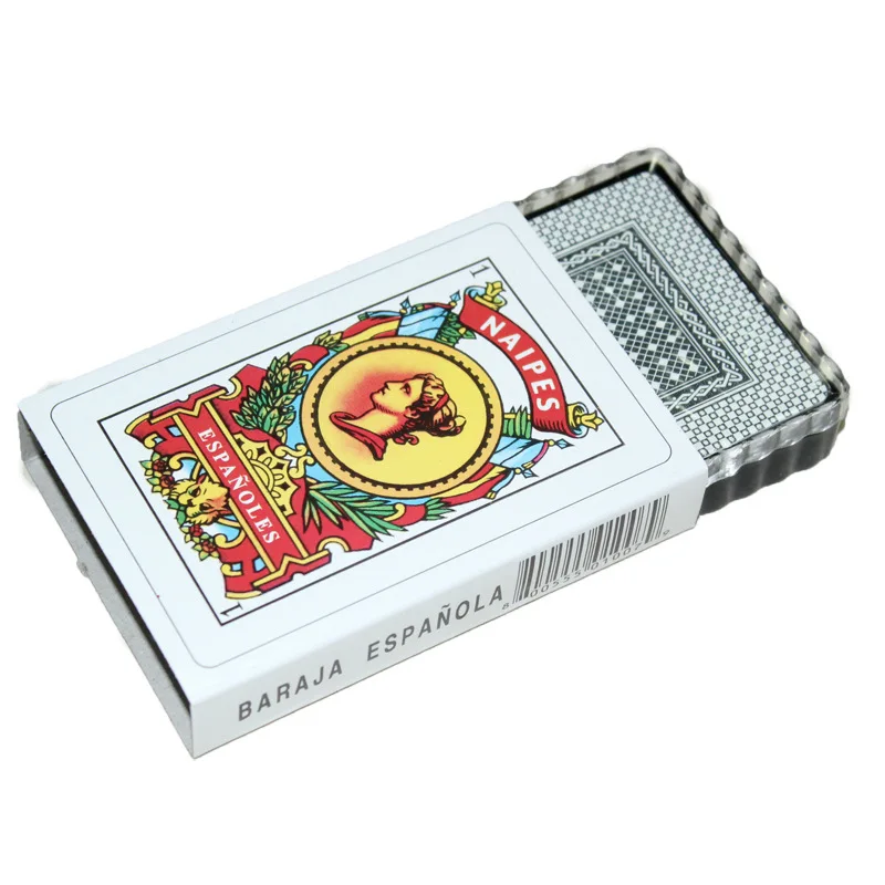 1 Set/50pcs Spanish Plastic Playing Cards Waterproof Cards Durable Playing Cards Creative Gift New Plastic Poker Cards Game
1 Set/50pcs Spanish Plastic Playing Cards Waterproof Cards Durable Playing Cards Creative Gift New Plastic Poker Cards Game