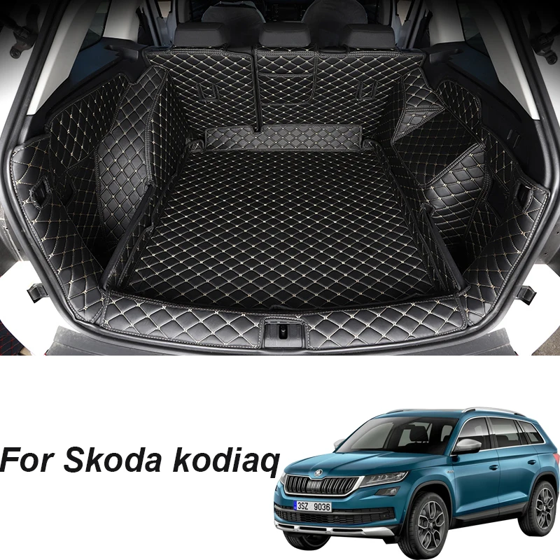Leather Car Trunk Mats For Skoda kodiaq 2017 2018 2019 Anti-Dirty Protector Tray Cargo Liner Accessories Styling
Leather Car Trunk Mats For Skoda kodiaq 2017 2018 2019 Anti-Dirty Protector Tray Cargo Liner Accessories Styling