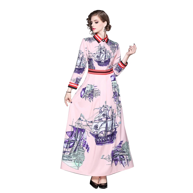 2021 Newest Designer Runway Fashion Robe Femme Floral Print Long Sleeve Ladies Elegant Party Casual A-Line Maxi Beach Dress
2021 Newest Designer Runway Fashion Robe Femme Floral Print Long Sleeve Ladies Elegant Party Casual A-Line Maxi Beach Dress