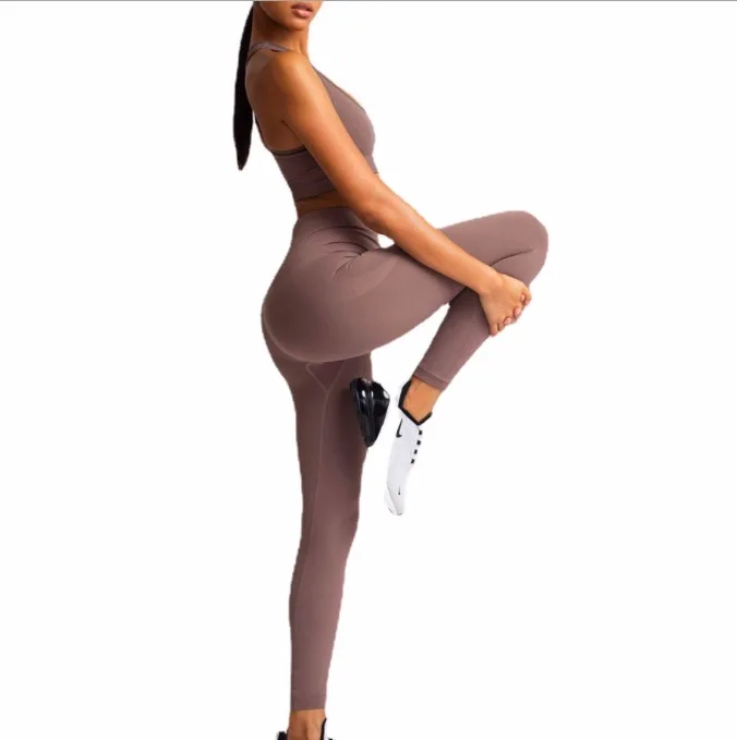 Seamless Sports Wear Yoga Set Workout Gym Clothing Fitness Long Sleeve Crop Top High Waist Leggings Sports Suits 2 PCS Women
Seamless Sports Wear Yoga Set Workout Gym Clothing Fitness Long Sleeve Crop Top High Waist Leggings Sports Suits 2 PCS Women