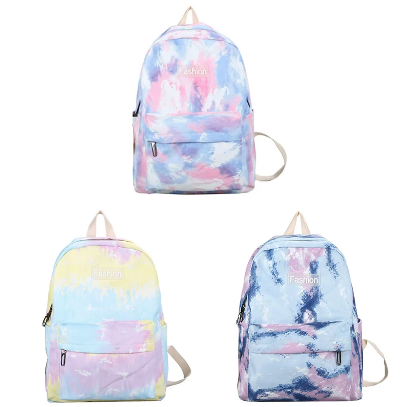 Fashion Women's Nylon Backpack Travel And Leisure Tie Dye Student Large Capacity School Bag Laptop Backpack
Fashion Women's Nylon Backpack Travel And Leisure Tie Dye Student Large Capacity School Bag Laptop Backpack