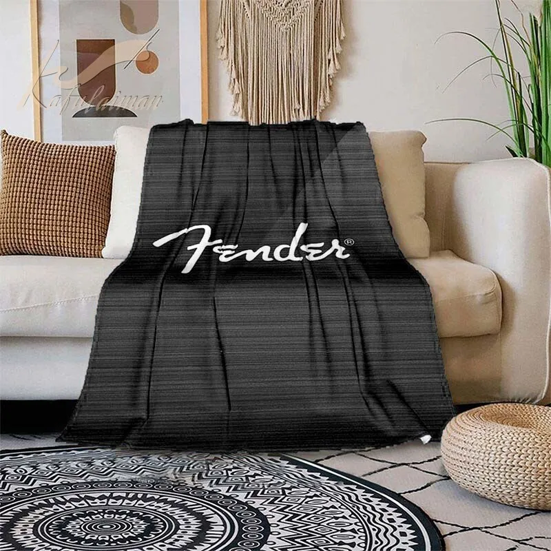 Fender Blanket Fleece Guitar Throw Blanket Music Retro Black Blanket for Home Bedroom Printed Bedspread Sheets Sofa Gift
Fender Blanket Fleece Guitar Throw Blanket Music Retro Black Blanket for Home Bedroom Printed Bedspread Sheets Sofa Gift