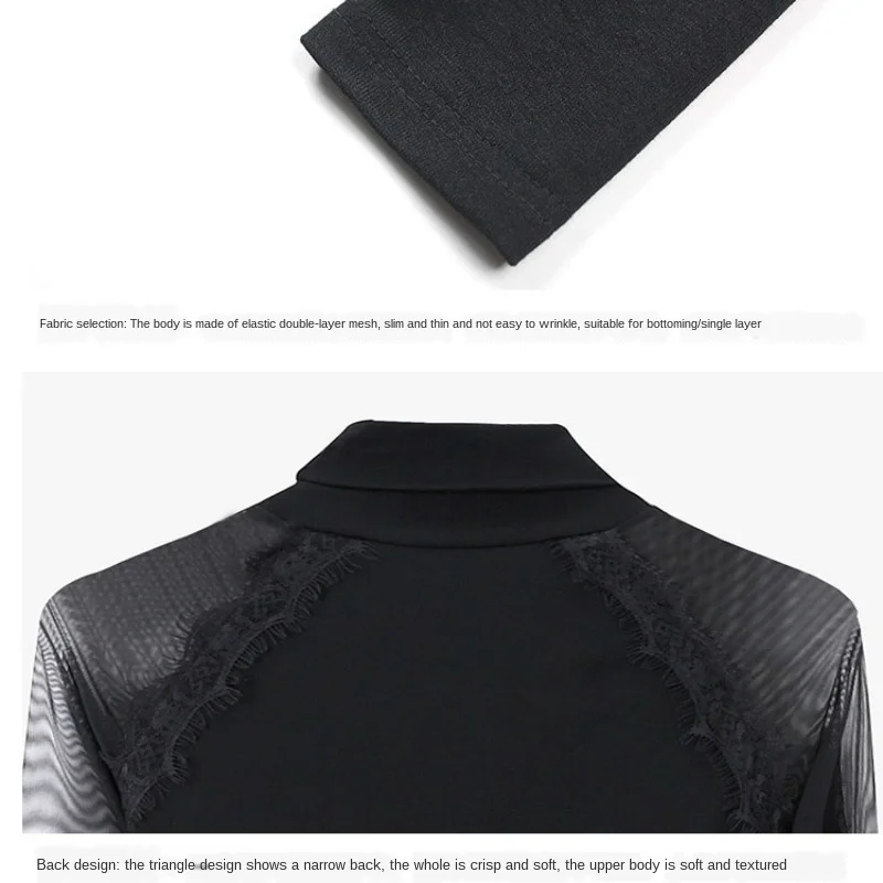 Turtleneck bottoming shirt 2020 autumn and winter models with long-sleeved mesh bottoming sexy micro-through plus fleece top
Turtleneck bottoming shirt 2020 autumn and winter models with long-sleeved mesh bottoming sexy micro-through plus fleece top