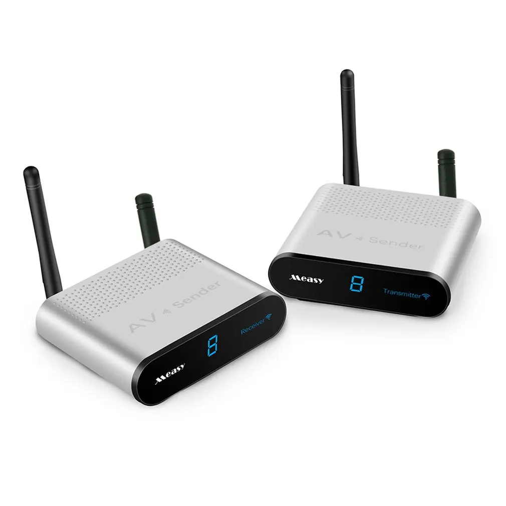 Measy AV230 2.4G Wireless AV Transmitter Receiver Audio Video TV AV Signal Sender Receiver Go Through Wall 300M / 1000FT
Measy AV230 2.4G Wireless AV Transmitter Receiver Audio Video TV AV Signal Sender Receiver Go Through Wall 300M / 1000FT