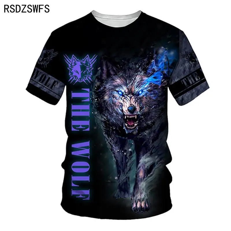 Summer Fashion T Shirt Men Streetwear O Neck Short Sleeve Tees Tops Animal Male Clothes Casual Harajuku Wolf 3D Print T shirts
Summer Fashion T Shirt Men Streetwear O Neck Short Sleeve Tees Tops Animal Male Clothes Casual Harajuku Wolf 3D Print T shirts