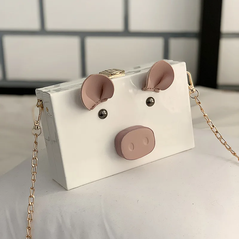 Small Chains Women Box Bags Cute Pig Design Leather Shoulder Bag Female Fashion Handbag Ladies Clutch Women Messenger Bags
Small Chains Women Box Bags Cute Pig Design Leather Shoulder Bag Female Fashion Handbag Ladies Clutch Women Messenger Bags