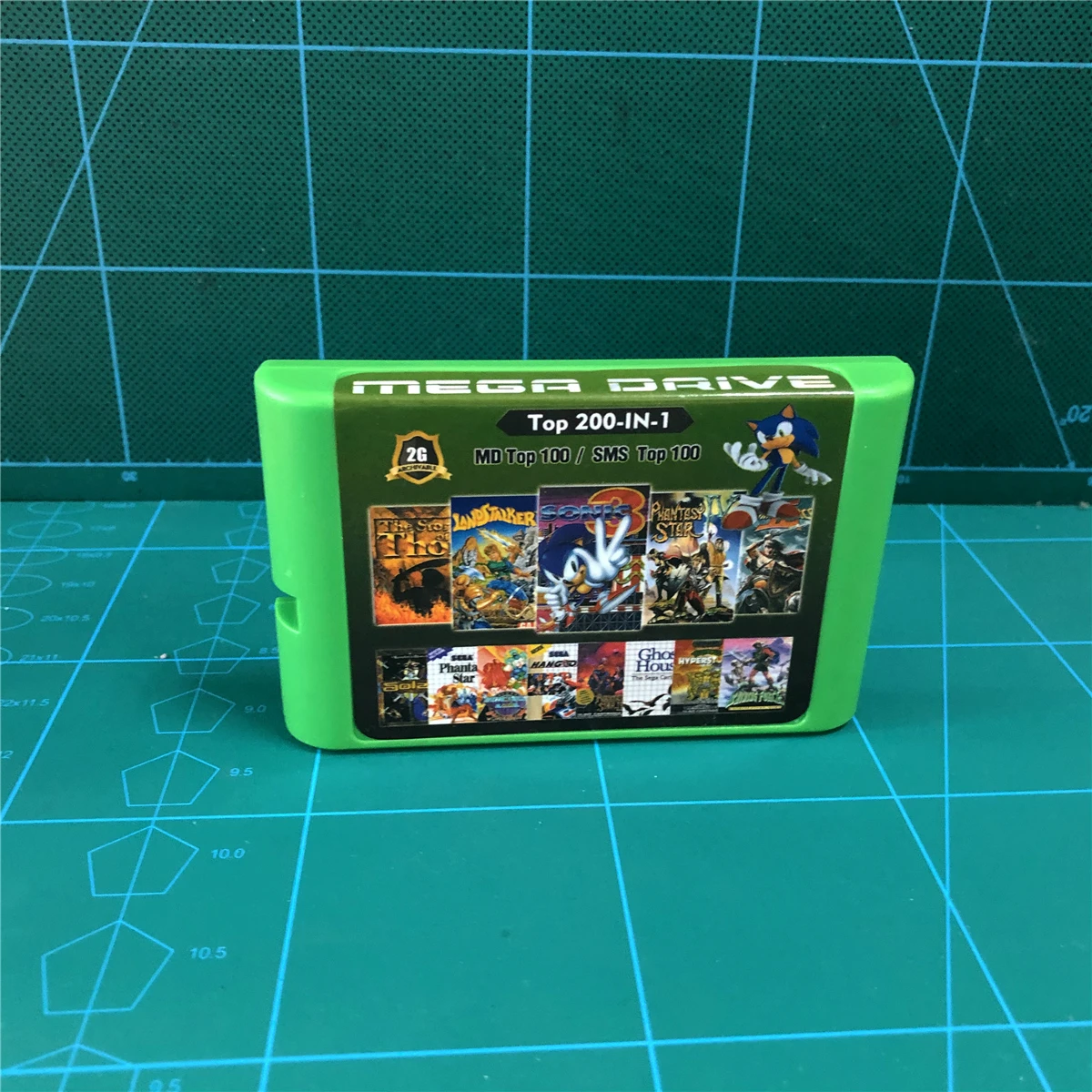Новая популярная игровая карта 2G 200 в 1 для видеоигровой консоли Sega Genesis 100 лучших