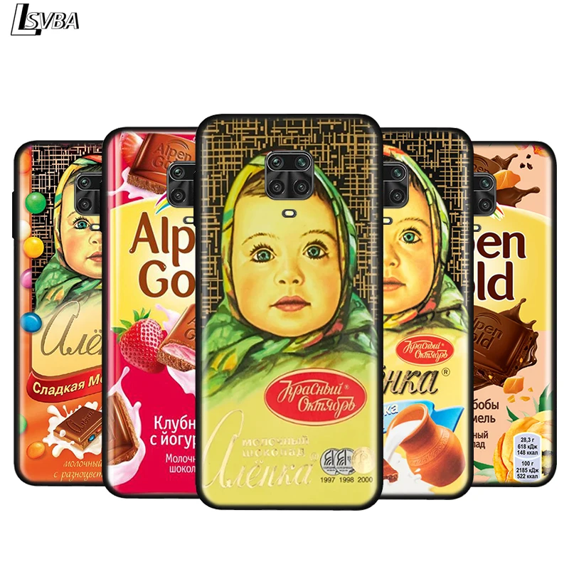 Silicone Cover alenka bar wonka chocolate For Xiaomi Redmi Note 9 9S Max 8T 8 7 6 5 Pro 5A 4X 4 Bright Black Phone Case
Silicone Cover alenka bar wonka chocolate For Xiaomi Redmi Note 9 9S Max 8T 8 7 6 5 Pro 5A 4X 4 Bright Black Phone Case