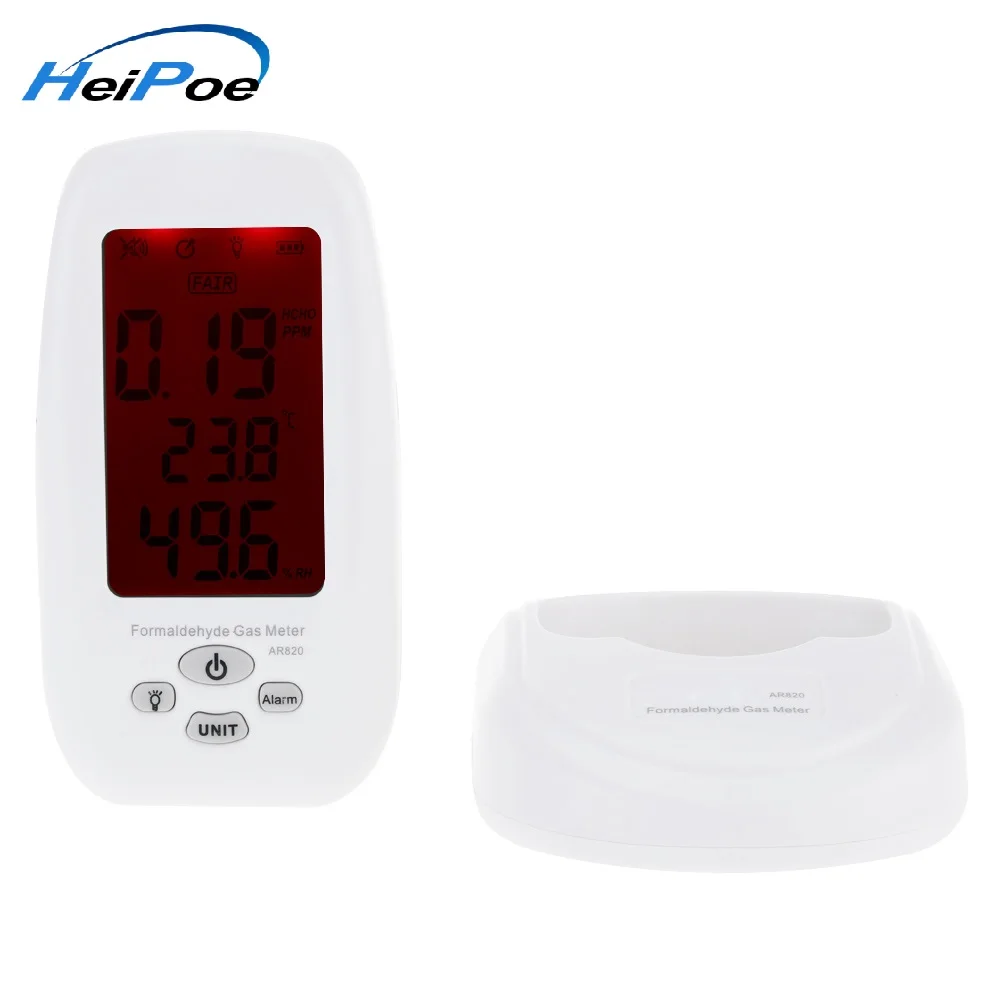 

Formaldehyde detector 5 PPM pollution meter test HCHO gas detector indoor Air Quality Monitor measurement Thermometer Hygrometer