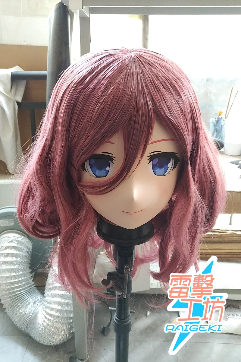 (RAIGEKI 182) Silicone Head Mask Halloween Cosplay Cross Dressing BJD DOLL Comiket Cartoon Character Anime Cosplay Kigurumi Mask 
(RAIGEKI 182) Silicone Head Mask Halloween Cosplay Cross Dressing BJD DOLL Comiket Cartoon Character Anime Cosplay Kigurumi Mask