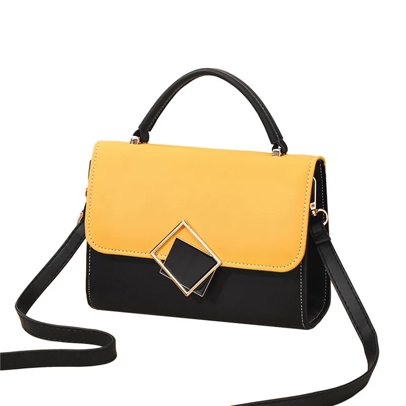 PU Leather Shoulder Bag Fashion Lock Decoration Lady Luxury Small Flap Crossbody Bags Girls Contrast Color Bags High Quality
PU Leather Shoulder Bag Fashion Lock Decoration Lady Luxury Small Flap Crossbody Bags Girls Contrast Color Bags High Quality