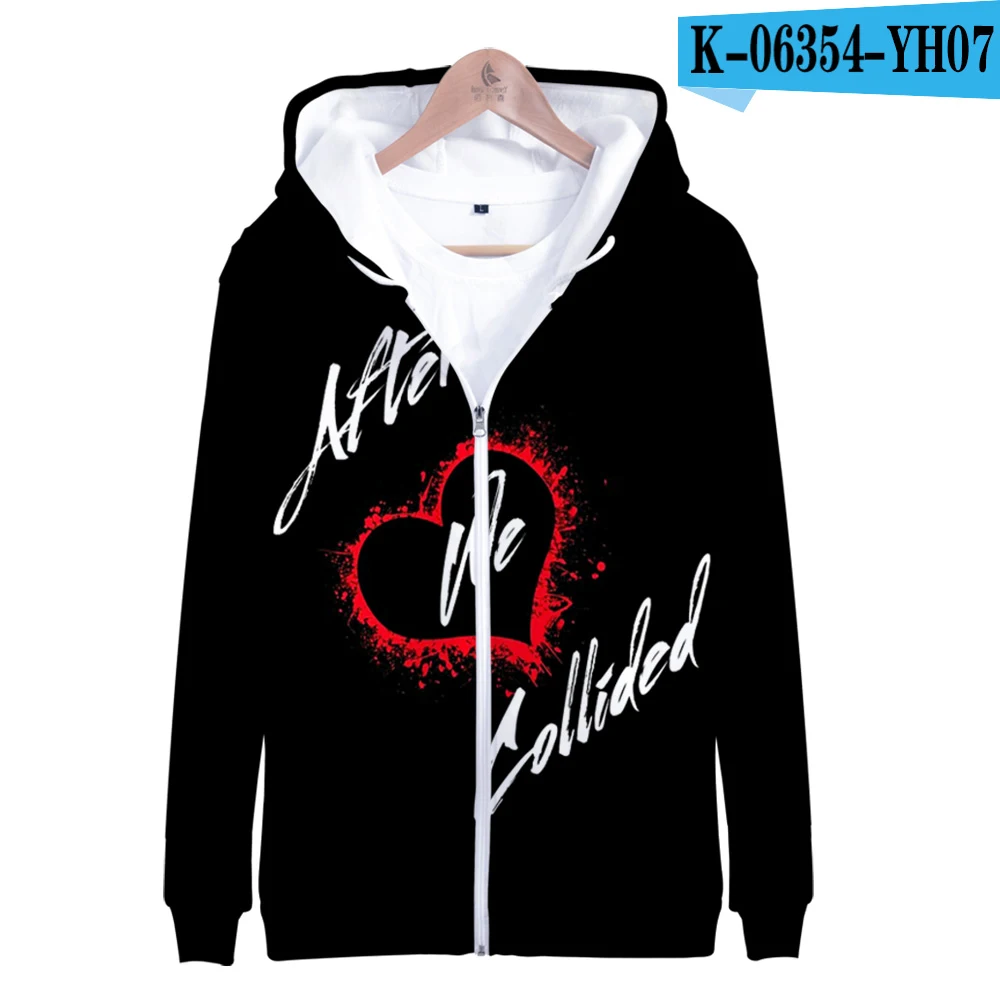 Harajuku After We Collided 3D Zipper Hoodie Sweatshirts Women/Men Long Sleeve Hoodies Jackets Boys/girls Streetwear Casual Coats
Harajuku After We Collided 3D Zipper Hoodie Sweatshirts Women/Men Long Sleeve Hoodies Jackets Boys/girls Streetwear Casual Coats