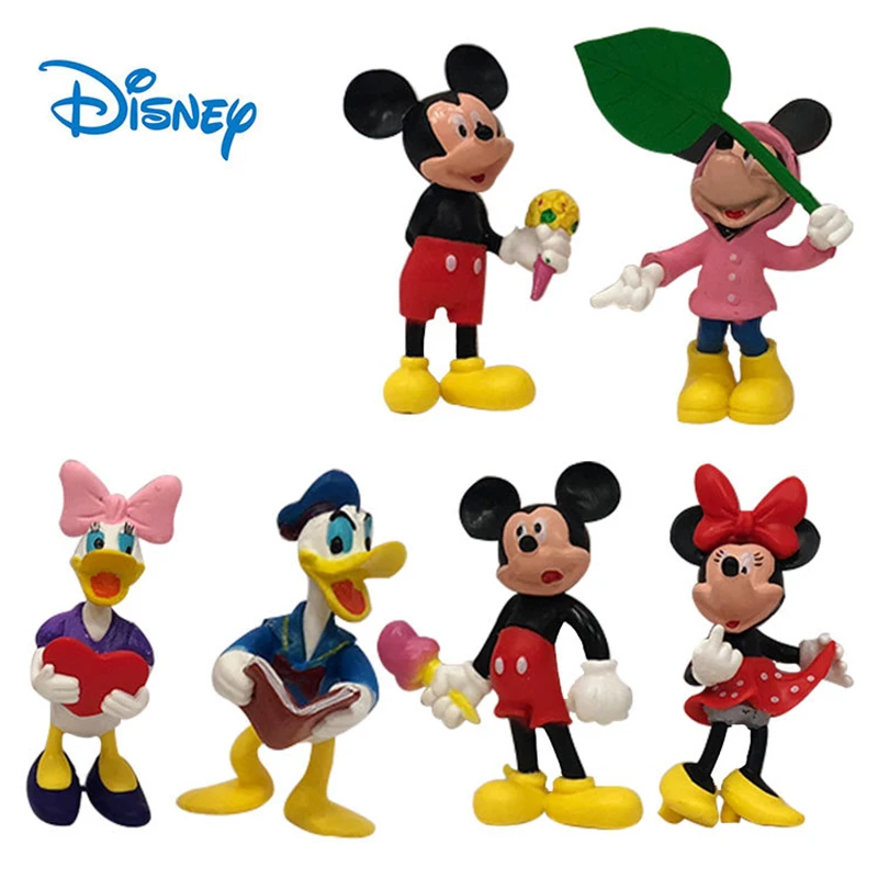 Disney Mickey Mouse Model Dolls Toys 6pcs/set Cartoon Donald Duck Cake Decoration Action Figure Children for Birthday Gifts
Disney Mickey Mouse Model Dolls Toys 6pcs/set Cartoon Donald Duck Cake Decoration Action Figure Children for Birthday Gifts