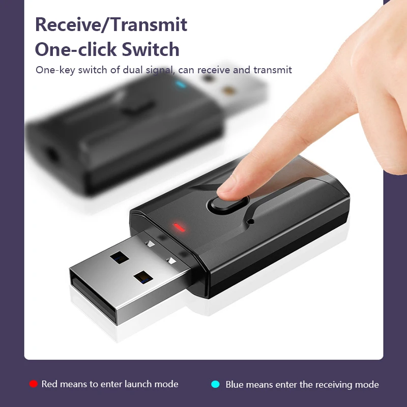 4 In 1 Bluetooth-compatible 5.0 Wireless USB Adapter 3.5mm Audio Receiver/Transmitter For TV PC Car AUX Speaker Plug And Play
4 In 1 Bluetooth-compatible 5.0 Wireless USB Adapter 3.5mm Audio Receiver/Transmitter For TV PC Car AUX Speaker Plug And Play