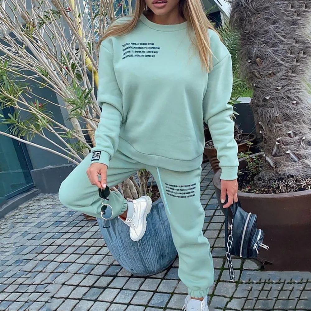 New Autumn Winter Tracksuit Two Piece Set Women's Hooded Sweatshirt And Pants 2PCS Outfits Female Casual Woman Jogger Sport Suit
New Autumn Winter Tracksuit Two Piece Set Women's Hooded Sweatshirt And Pants 2PCS Outfits Female Casual Woman Jogger Sport Suit