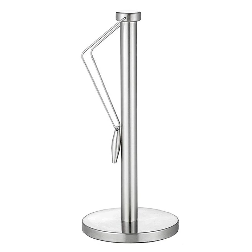 1pc Kitchen Paper Roll Towel Rack Paper Towel Rack Stainless Steel Paper Rack (Silver)
1pc Kitchen Paper Roll Towel Rack Paper Towel Rack Stainless Steel Paper Rack (Silver)
