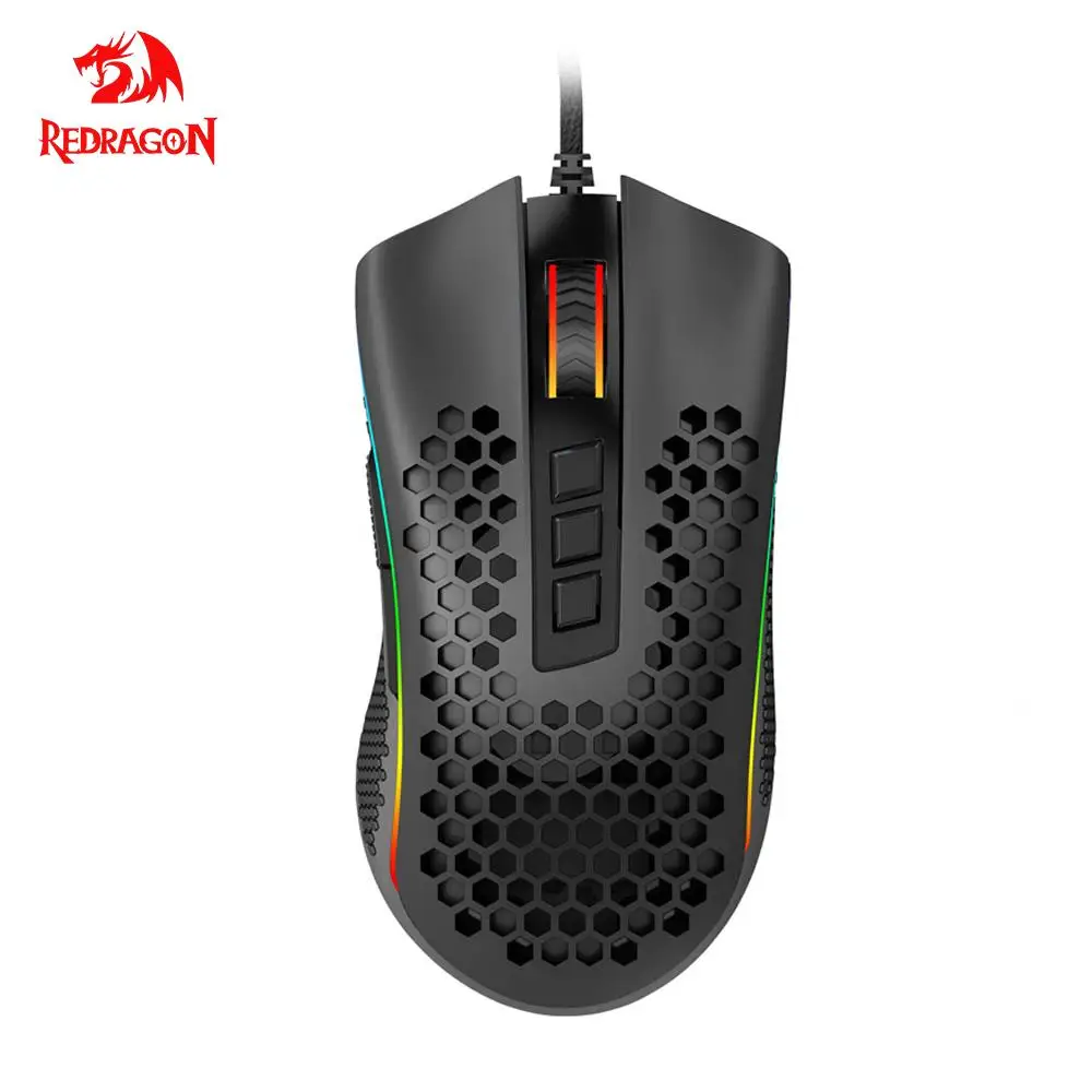 Игровая мышь Redragon Storm M808 проводная 12400 DPI 9 кнопок | Компьютеры и офис