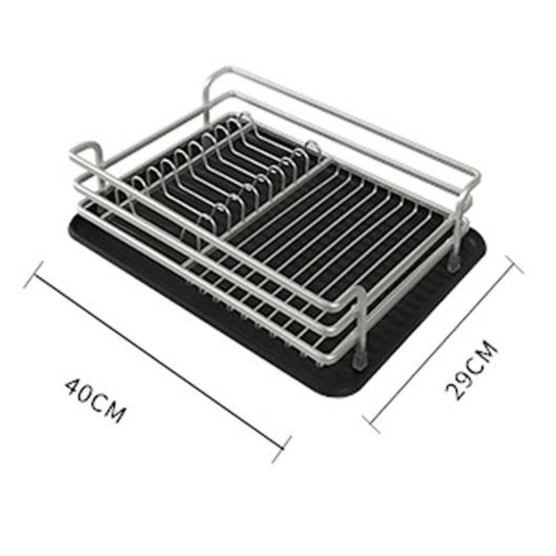 Kitchen Space Aluminum Dish Rack Household Floor Tableware Dish Storage Drain Storage Rack
Kitchen Space Aluminum Dish Rack Household Floor Tableware Dish Storage Drain Storage Rack