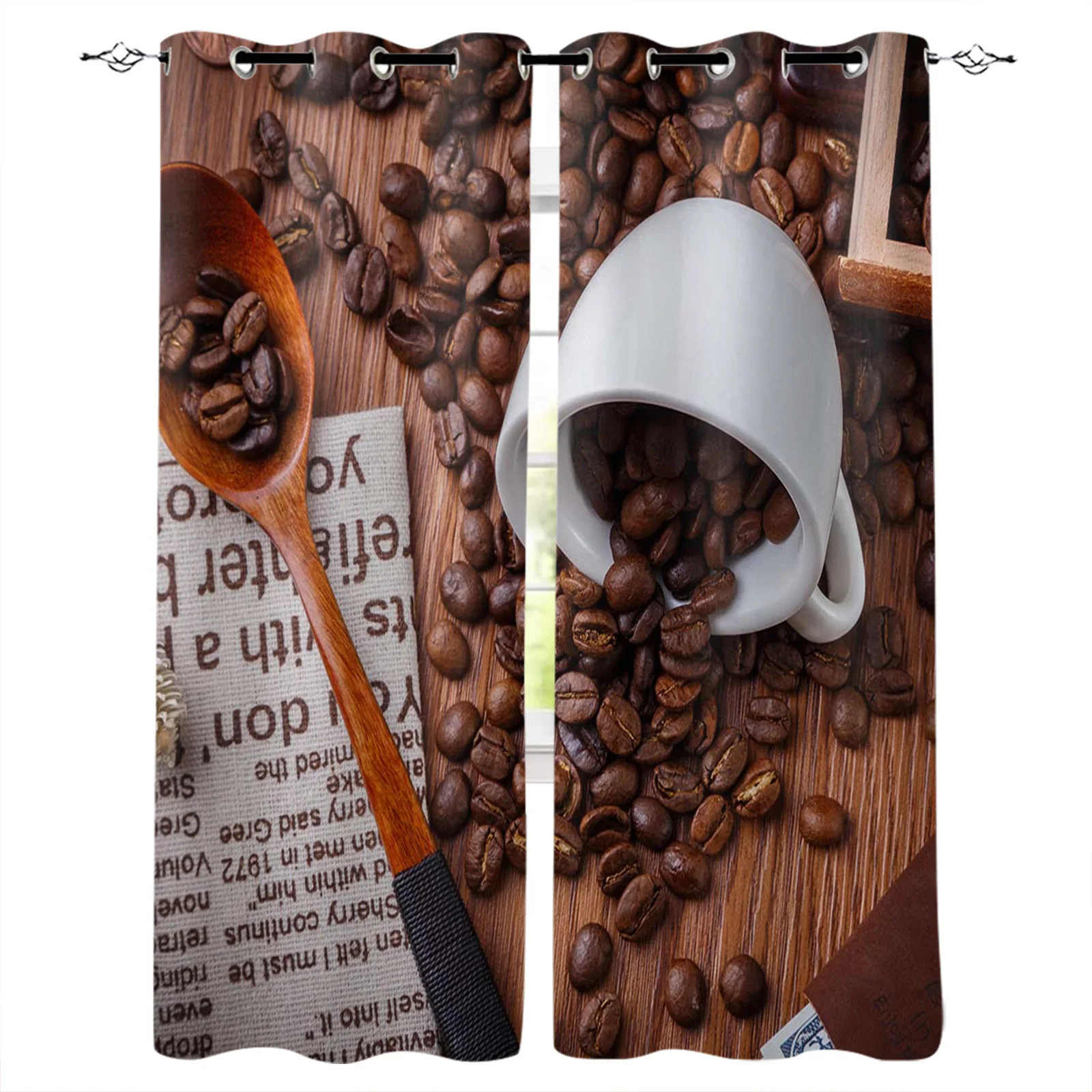 Coffee Beans Bedroom Modern Window Curtain for Living Room Decoration Curtains Home Textile Drapes
Coffee Beans Bedroom Modern Window Curtain for Living Room Decoration Curtains Home Textile Drapes