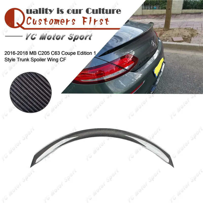 Car Accessories Carbon Fiber Edition 1 Style Rear Spoiler Fit For 2016-2018 MB C205 C63 Coupe Trunk Spoiler Wing
Car Accessories Carbon Fiber Edition 1 Style Rear Spoiler Fit For 2016-2018 MB C205 C63 Coupe Trunk Spoiler Wing