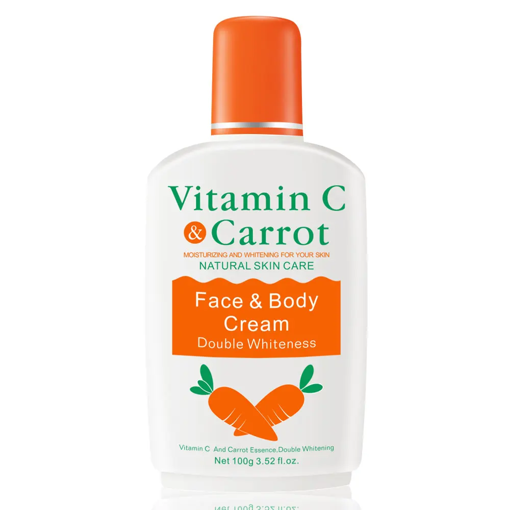 Vitamin C Carrot Bleaching Face Body Cream skin whitening Moisturizing Body Lotion skin lightening cream
Vitamin C Carrot Bleaching Face Body Cream skin whitening Moisturizing Body Lotion skin lightening cream