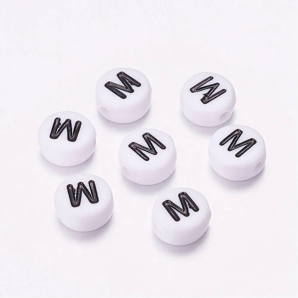 500 g Acrylic Beads with Horizontal Hole Letter Flat Round Letter.M 7x4mm Hole: 1mm about 3500pcs/500g
500 g Acrylic Beads with Horizontal Hole Letter Flat Round Letter.M 7x4mm Hole: 1mm about 3500pcs/500g