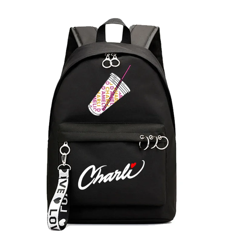 2021 Anime Charli D'amelio Backpack Outdoor Bag Harajuku School Bag Waterproof Oxford Child Bag Backpack
2021 Anime Charli D'amelio Backpack Outdoor Bag Harajuku School Bag Waterproof Oxford Child Bag Backpack