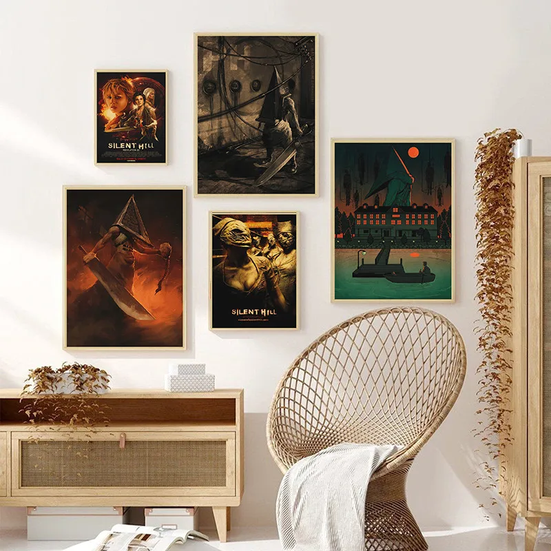 Silent Hill Classic Horror Movie Kraft Paper Poster Wall Art Home Decor Hotel Bar Cafe Living Room Decoration
Silent Hill Classic Horror Movie Kraft Paper Poster Wall Art Home Decor Hotel Bar Cafe Living Room Decoration