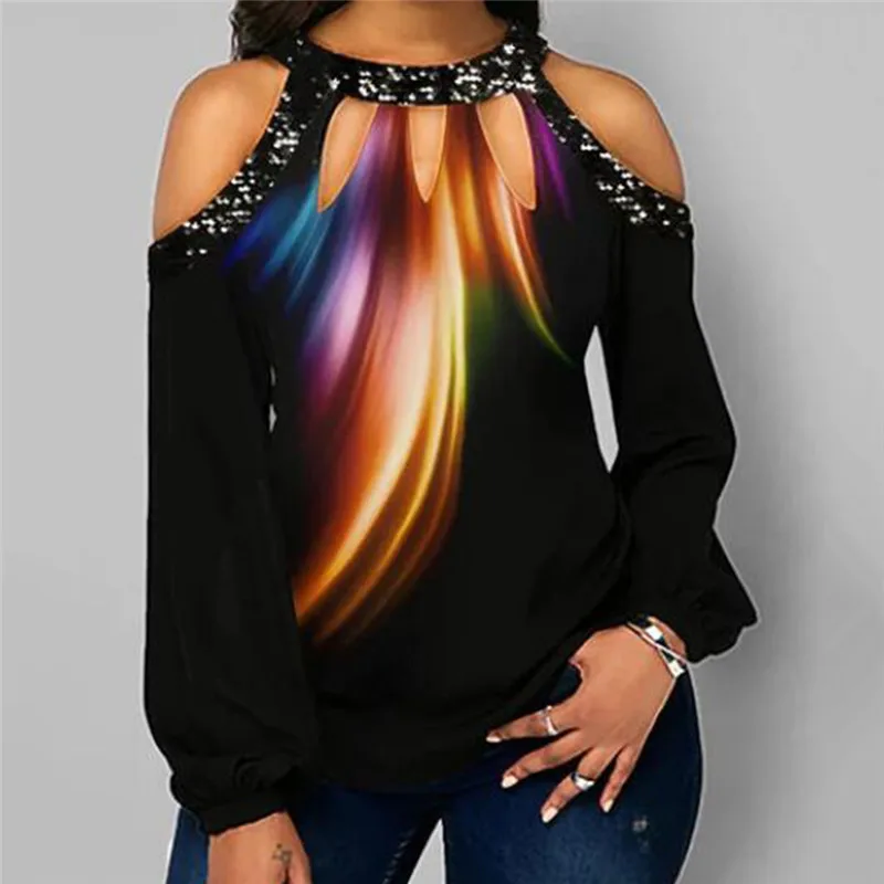 New Women Long Sleeve Tops Casual Ladies Loose Off Shoulder Blouse Plus Size Top Spring Fashion Women Blouse
New Women Long Sleeve Tops Casual Ladies Loose Off Shoulder Blouse Plus Size Top Spring Fashion Women Blouse
